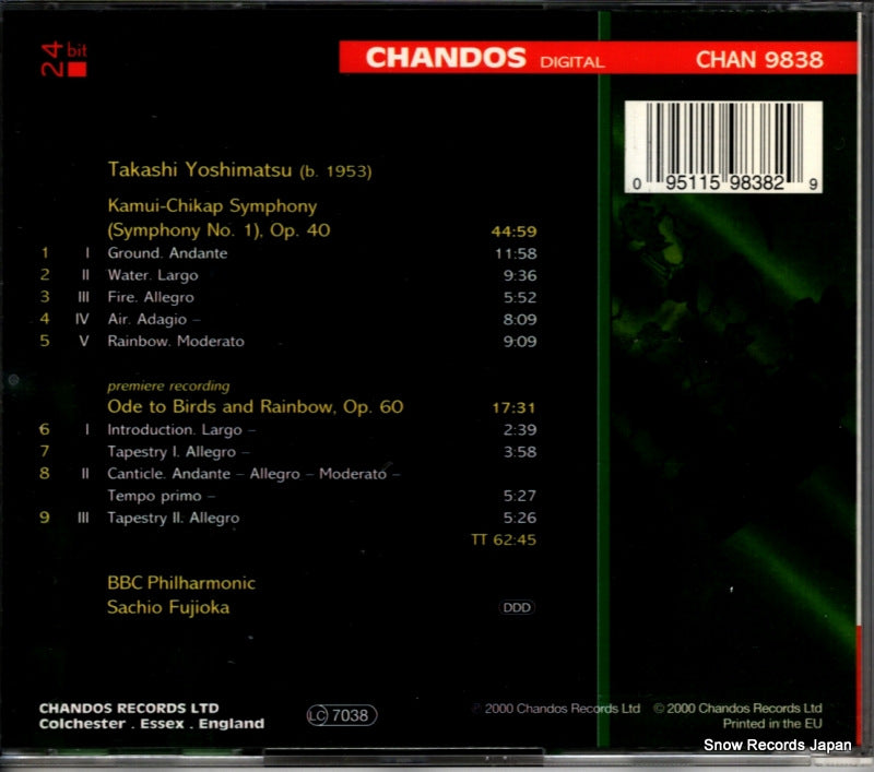 MCHAN9838 / CHAN9838 back cover
