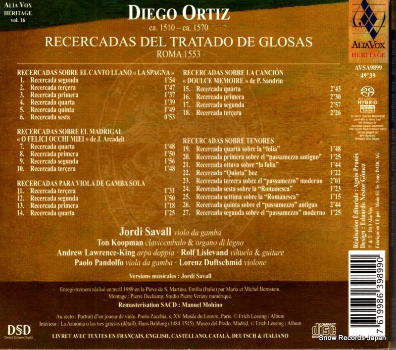 AVSA9899 back cover