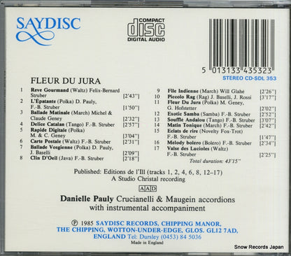 CD-SDL353 back cover