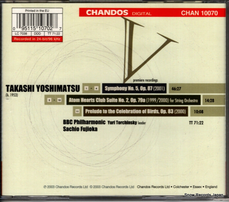 MCHAN10070 / CHAN10070 back cover