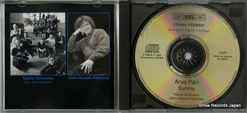 KKCC-2239 / BIS-CD-834 disc