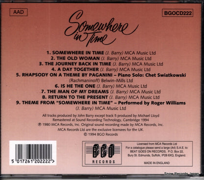 BGOCD222 back cover