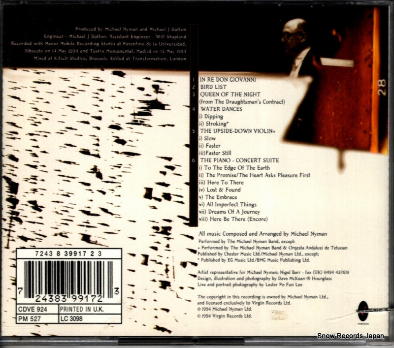 CDVE924 back cover