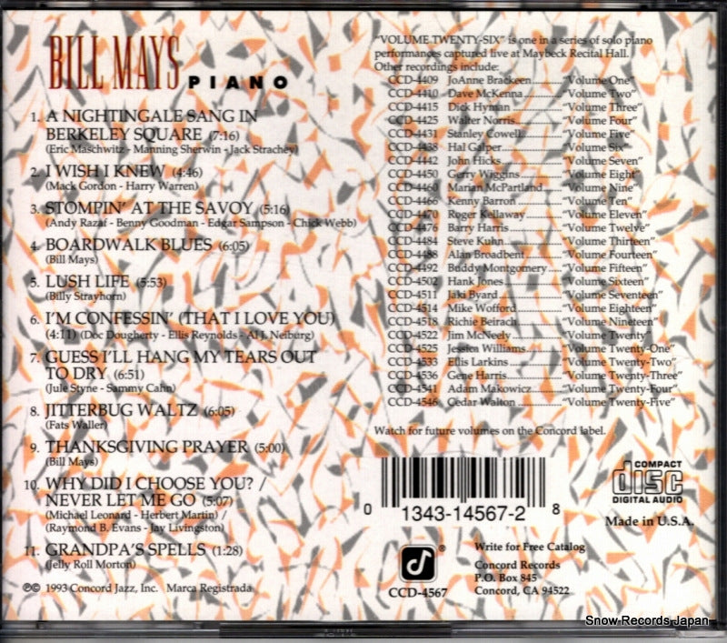 CCD-4567 back cover