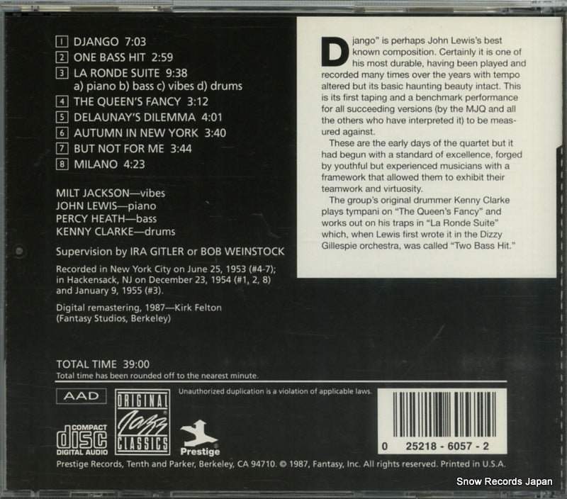 OJCCD-057-2 / P-7057 back cover