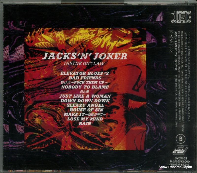 BVCR-52 back cover