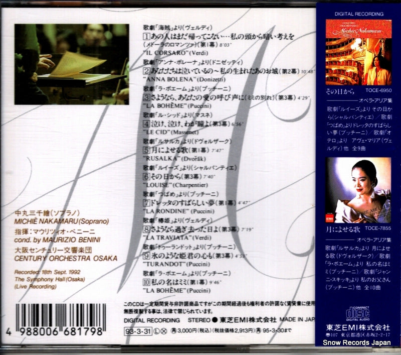 TOCE-8220 back cover