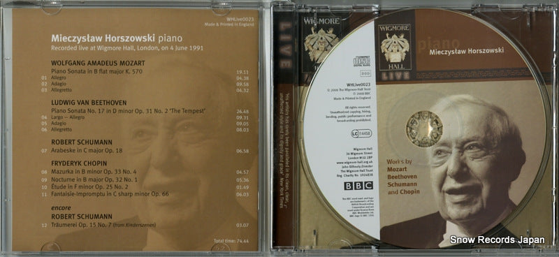 WHLIVE0023 disc