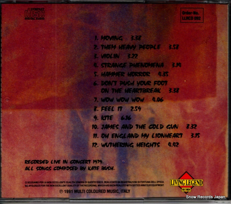 LLRCD092 back cover