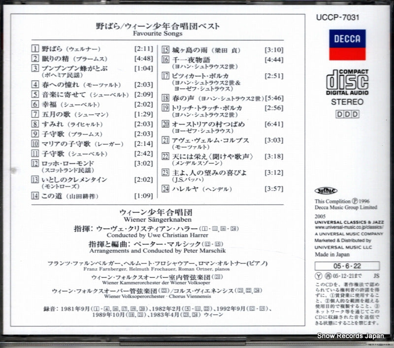UCCP-7031 back cover