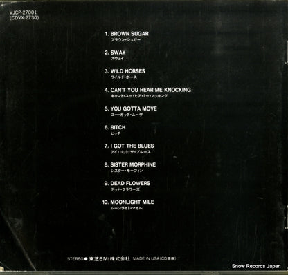VJCP-27001 / CDVX2730 back cover