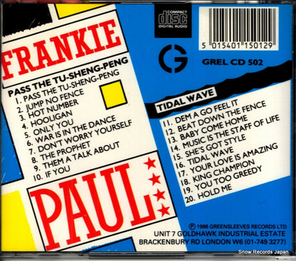GRELCD.502 back cover