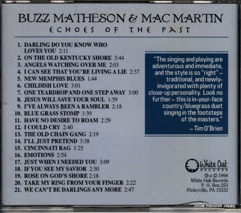 WO104 / WO-CD-104 back cover
