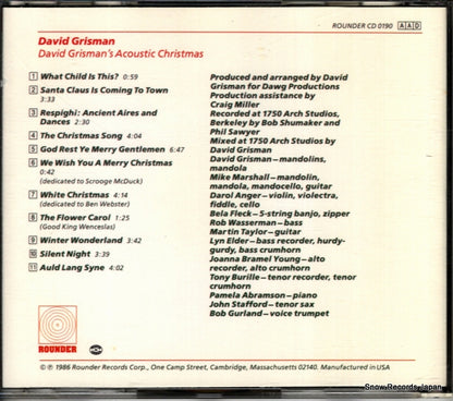 ROUNDERCD0190 back cover