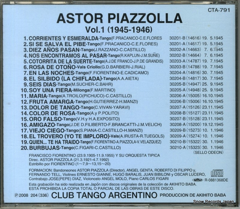 CTA-791 back cover