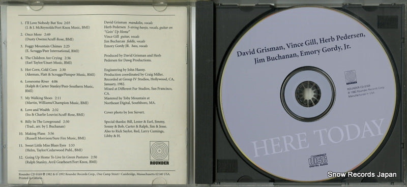 ROUNDERCD0169 disc