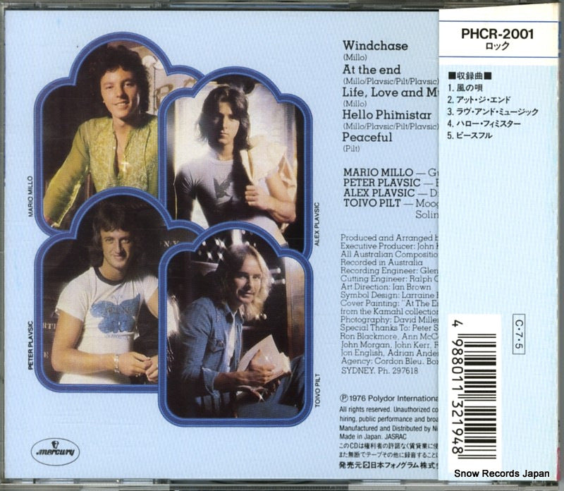 PHCR-2001 back cover