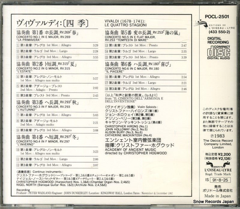 POCL-2501 back cover
