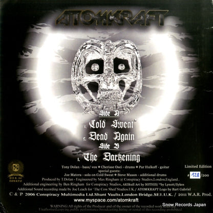 WAR067 back cover