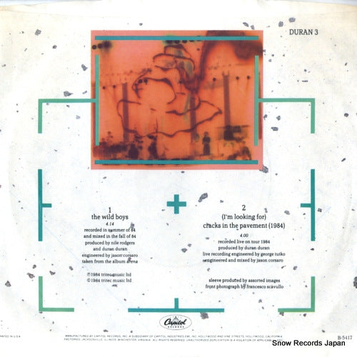 B-5417 / DURAN3 back cover