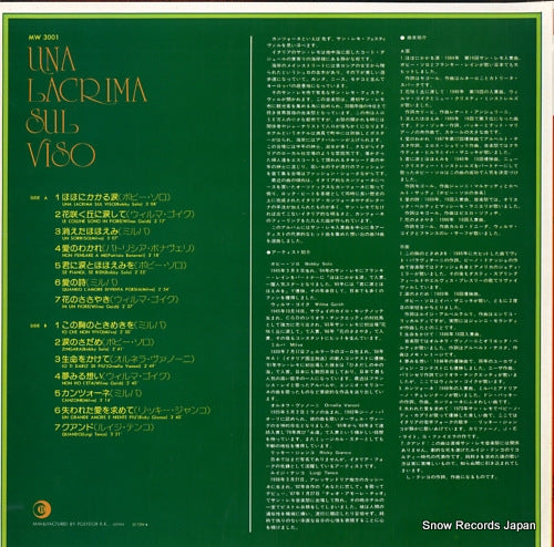MW3001 back cover