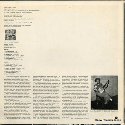 ROUNDER0013 back cover
