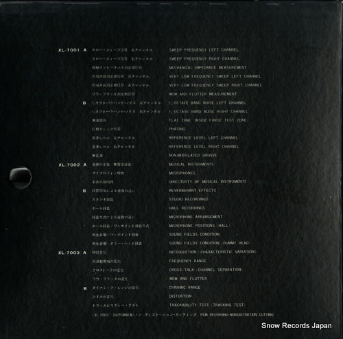 XL-7001 back cover