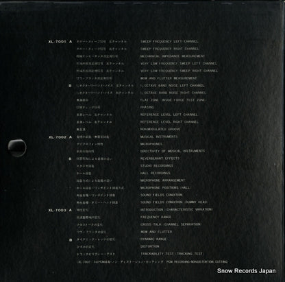 XL-7001 back cover