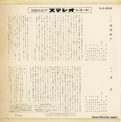 CLS-5002 back cover