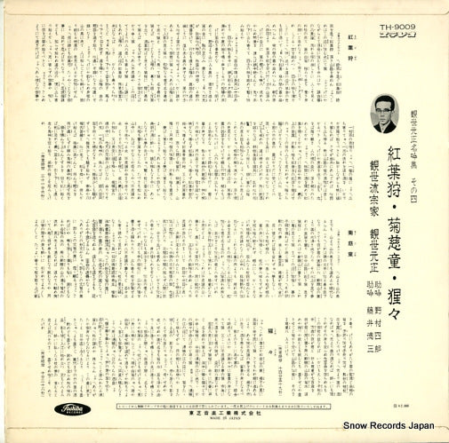 TH-9009 back cover